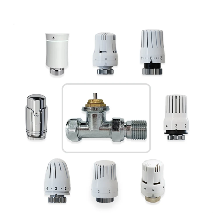 angled thermostatic radiator valve